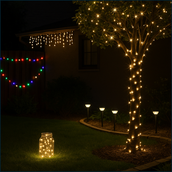 Đèn dây LED ngoài trời